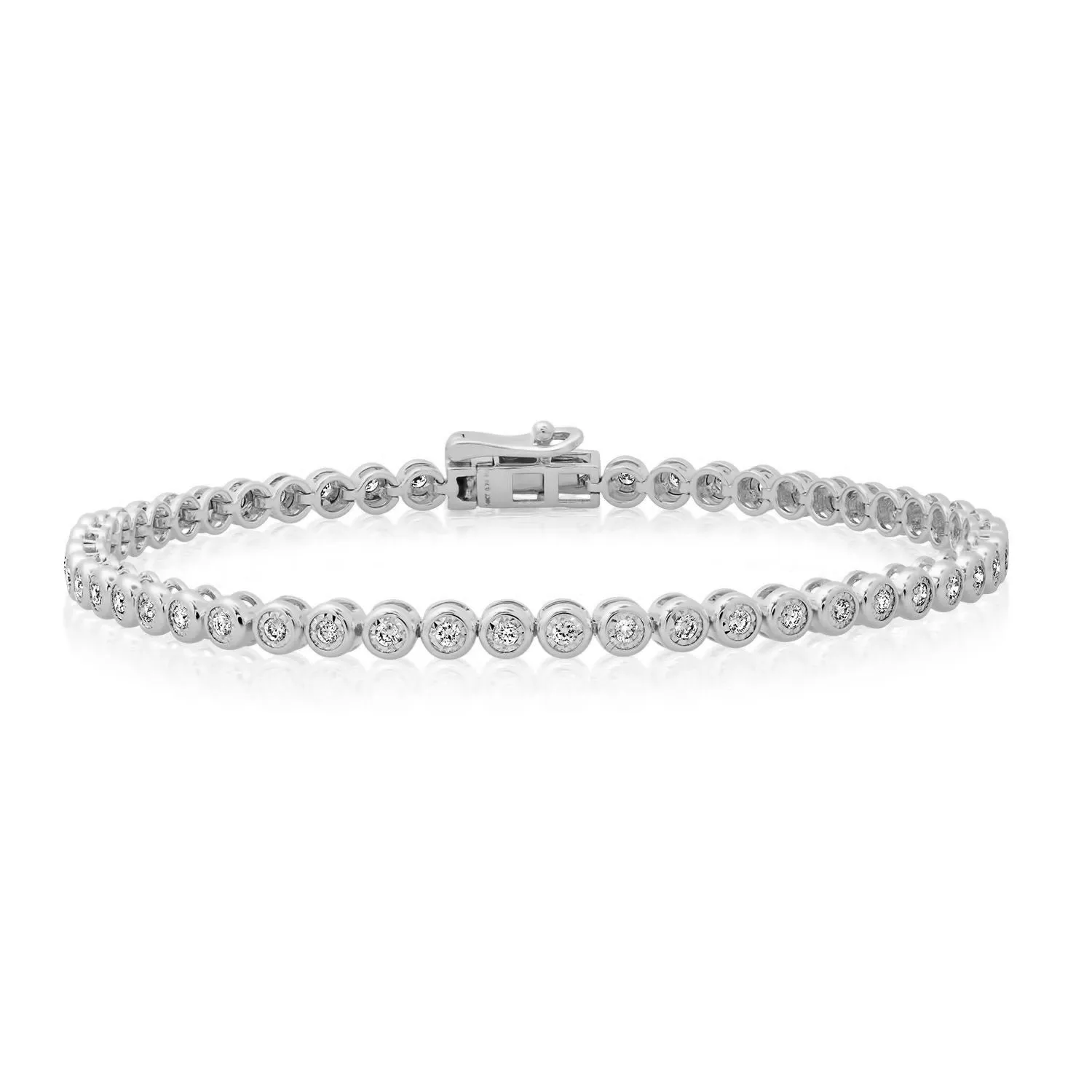 Diamond Bezel Tennis Bracelet