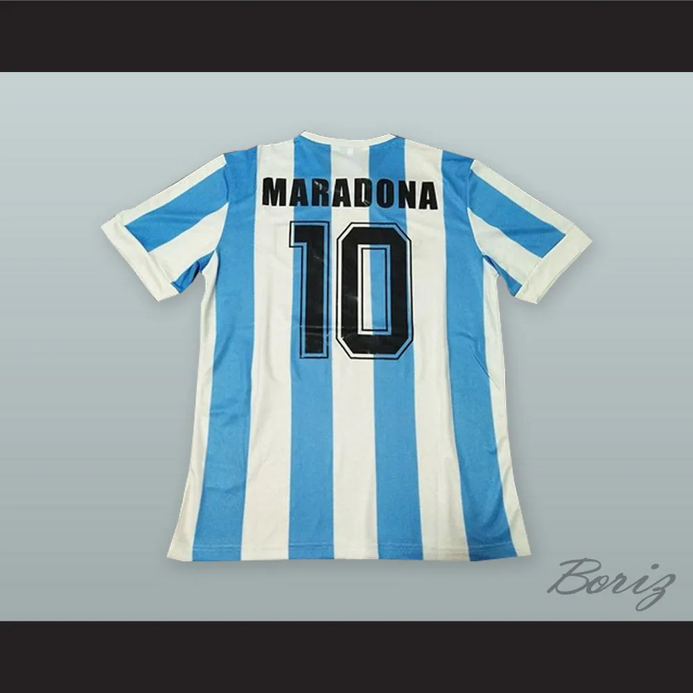 Diego Maradona 10 Argentina Soccer Jersey