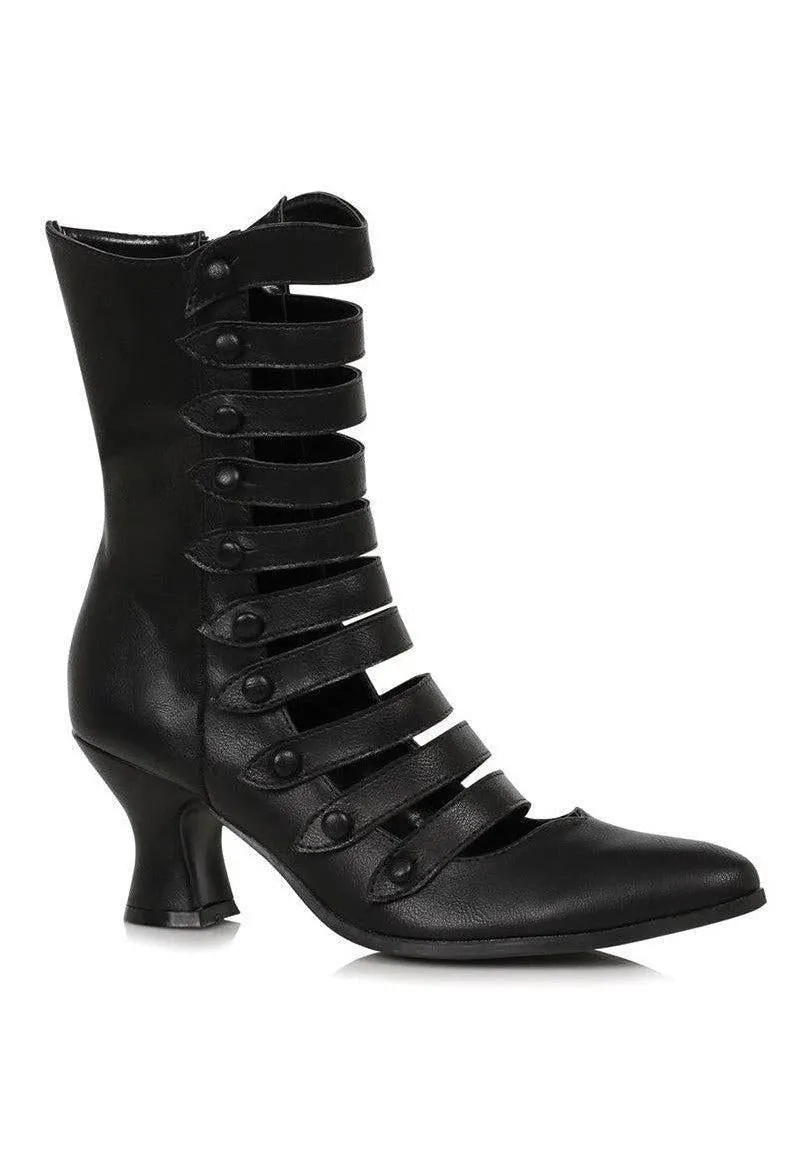 Ellie 253-AVA 2.5" Heel Victorian Ankle Boot
