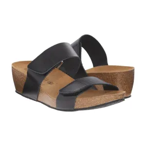 Eric Michael by Laurevan Women's Liat Wedge Sandal - Black