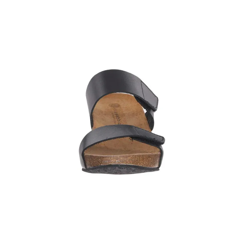 Eric Michael by Laurevan Women's Liat Wedge Sandal - Black