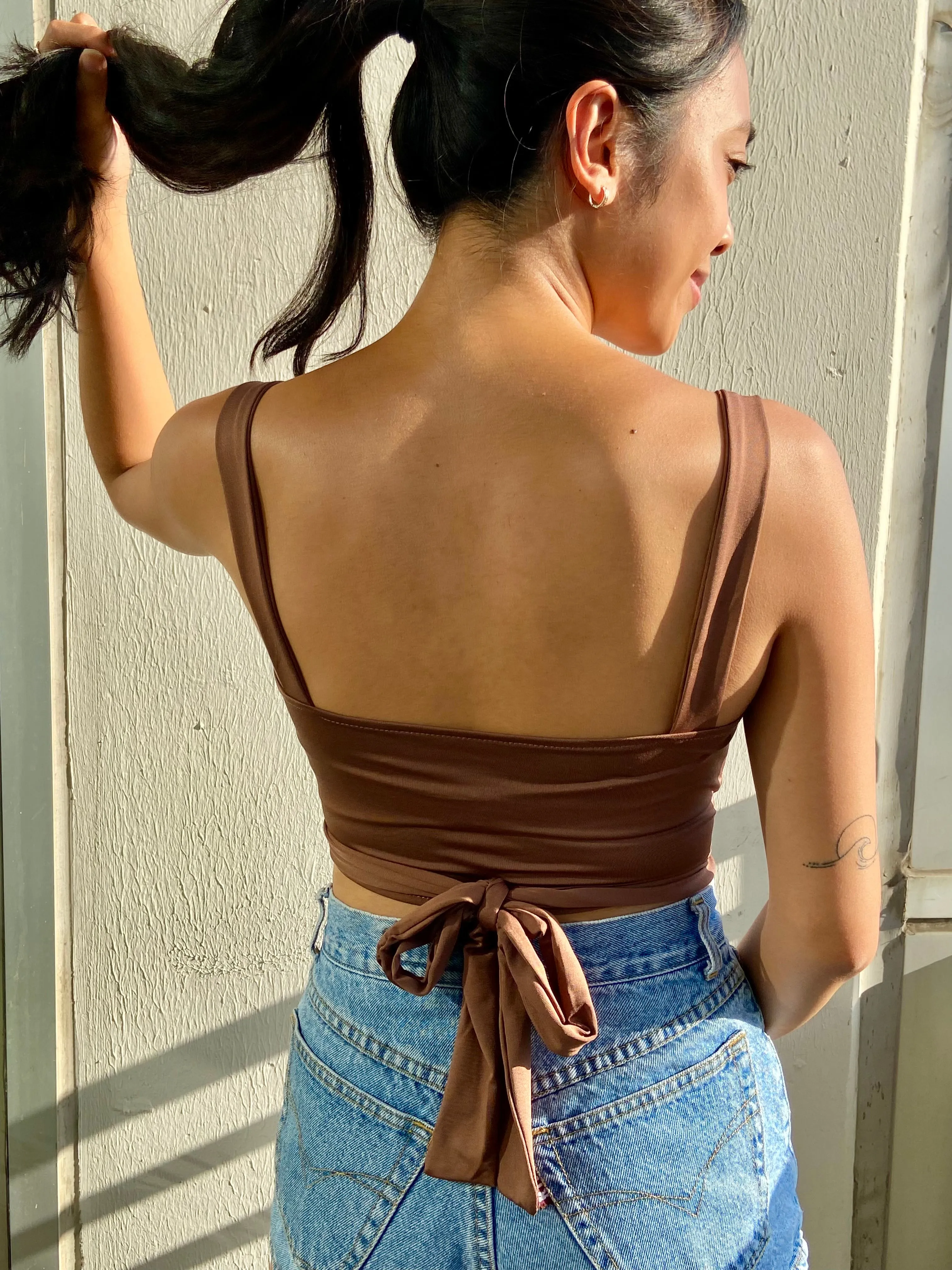 Espresso Crossover Top