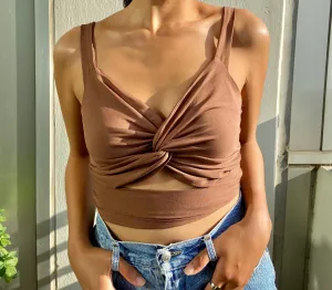Espresso Crossover Top