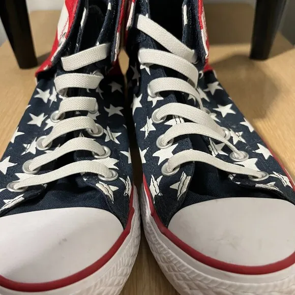 EUC CTAS EASY SLIP (YOUTH/JUNIOR) &quot;OLD GLORY&quot; ( Jr. 5) Converse ☆