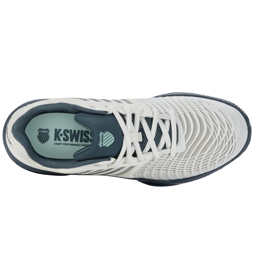 Express Light 3 Mens Tennis Shoes White Teal (2024/25)