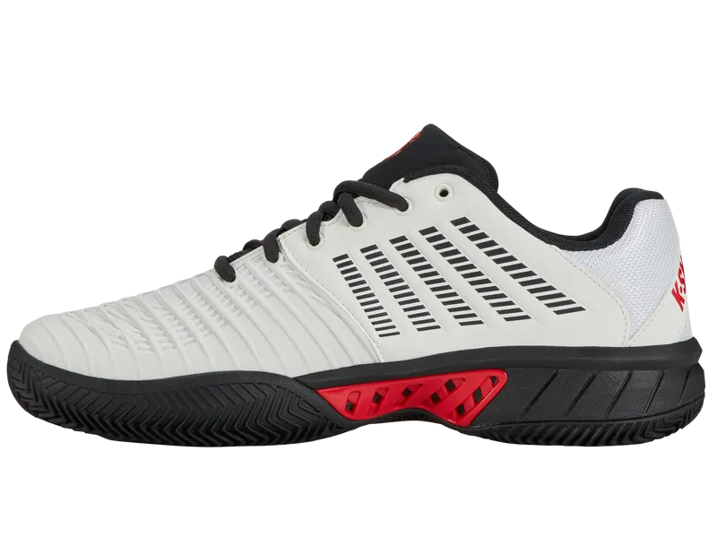 Express Light 3 Mens Tennis Shoes White/Black/Red (2024/25)