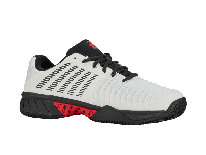 Express Light 3 Mens Tennis Shoes White/Black/Red (2024/25)