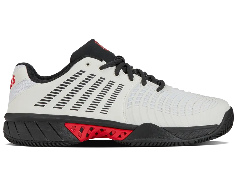 Express Light 3 Mens Tennis Shoes White/Black/Red (2024/25)