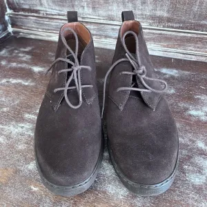 FitFlop Suede Leather Mens Lace Up Chukka Boot Brown Size 10