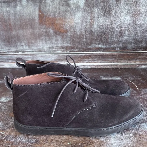 FitFlop Suede Leather Mens Lace Up Chukka Boot Brown Size 10