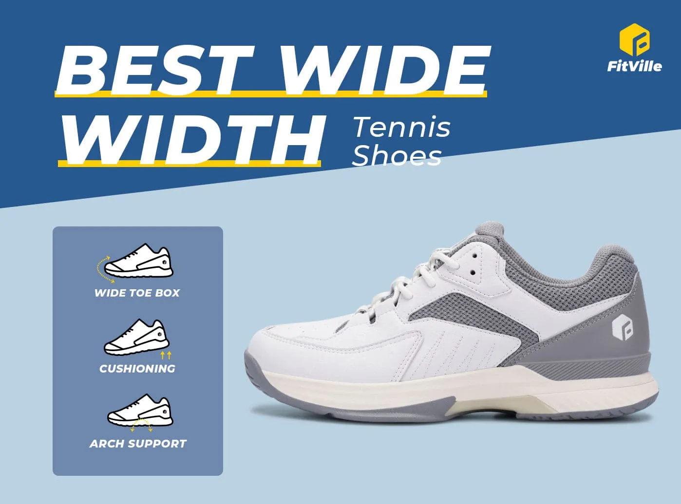 FitVille Men's Court Tennis Amadeus V1