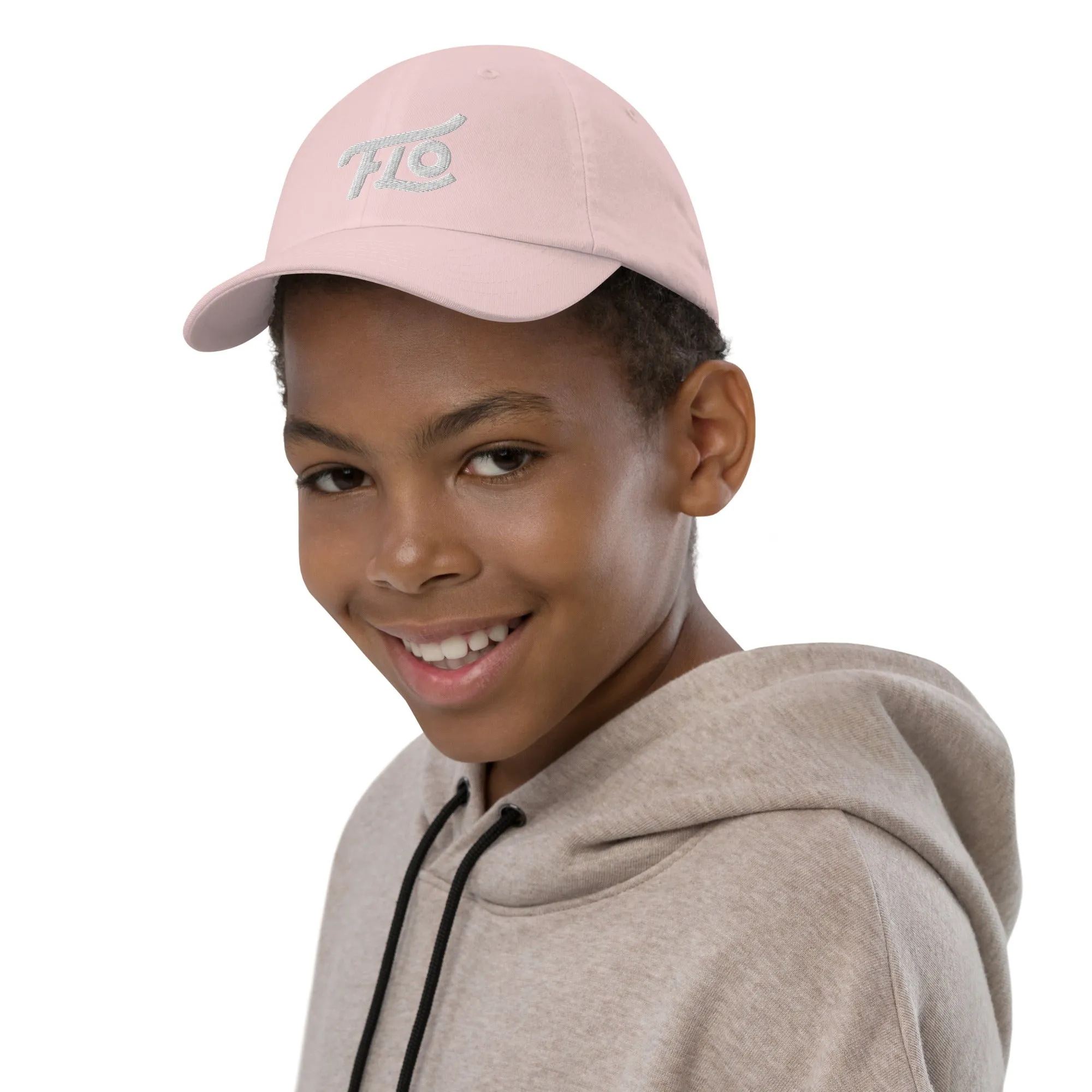 FLO Youth Baseball Cap (White)