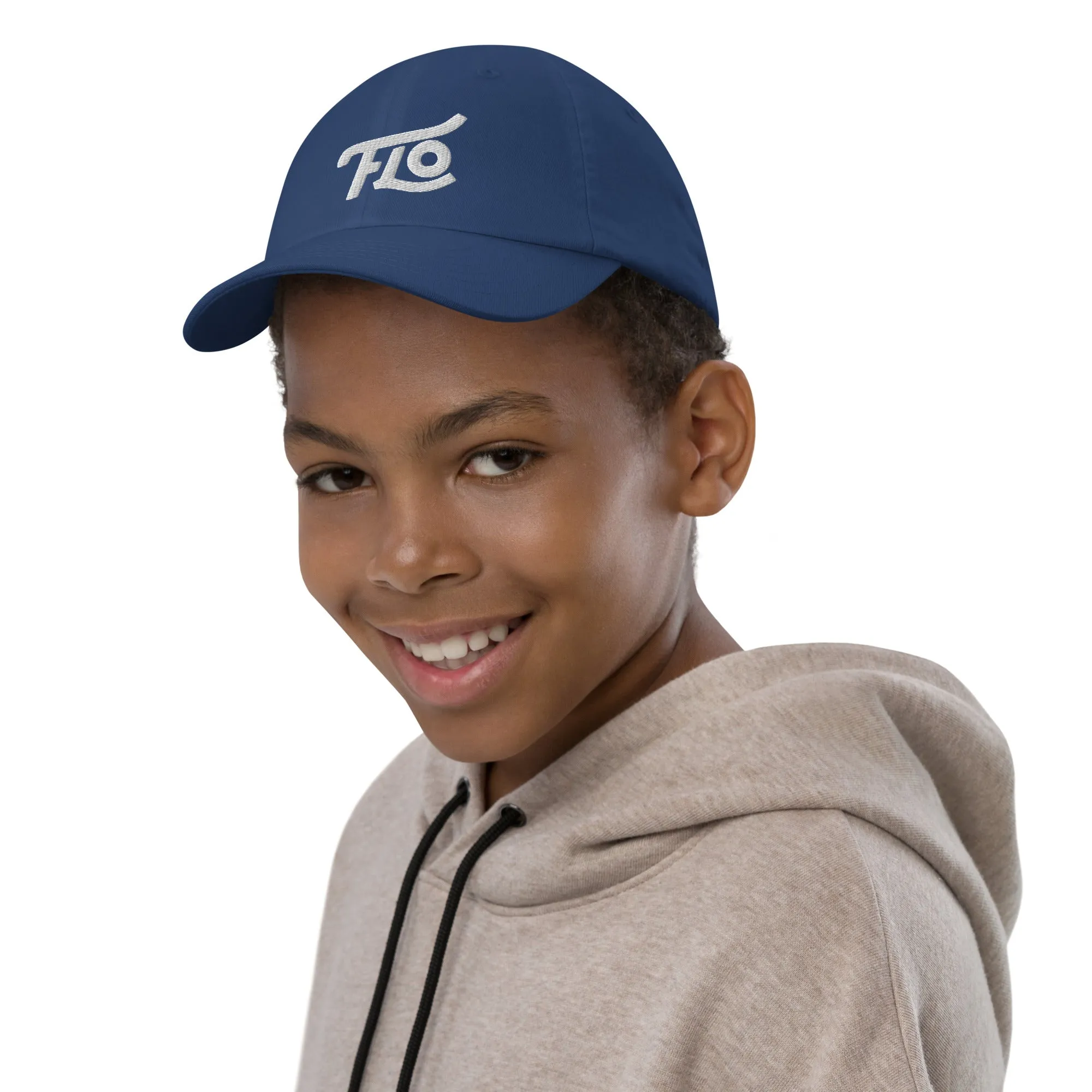 FLO Youth Baseball Cap (White)