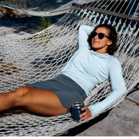 Free Fly Women's Bamboo-Lined Active Breeze Skort UPF Sun Protection Large NWT