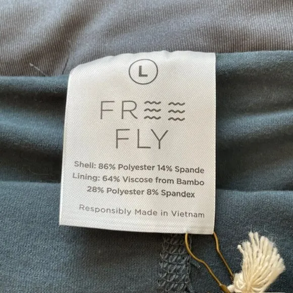 Free Fly Women's Bamboo-Lined Active Breeze Skort UPF Sun Protection Large NWT