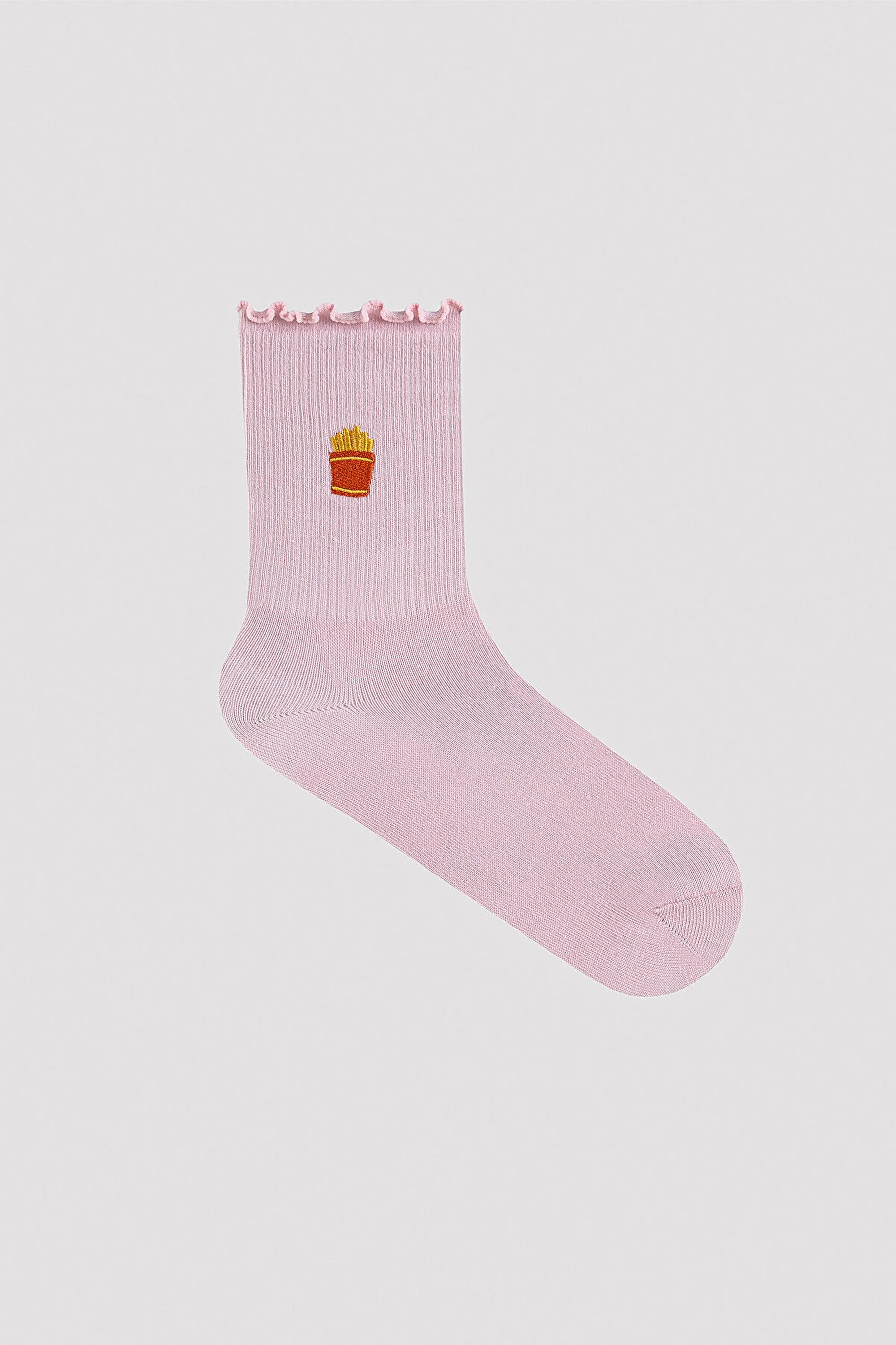 Fries Ruffle Detailed Socket Socks