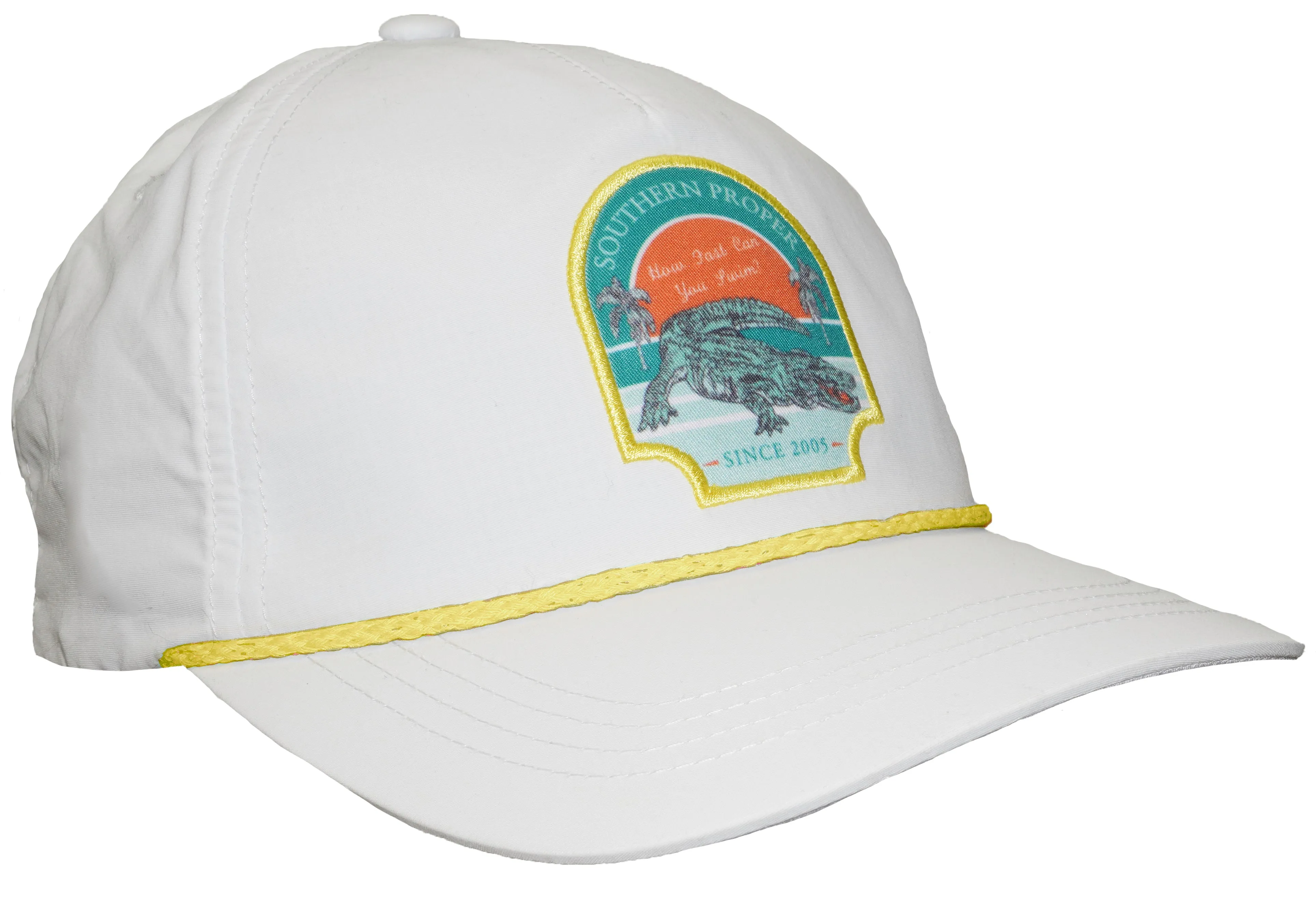 Gator Five Panel: Porch White