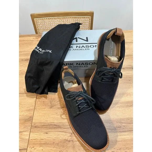 GS Mark Nason Los Angeles Men's Clubman Ashford Oxford Shoes Navy Size 9/9.5 NIB