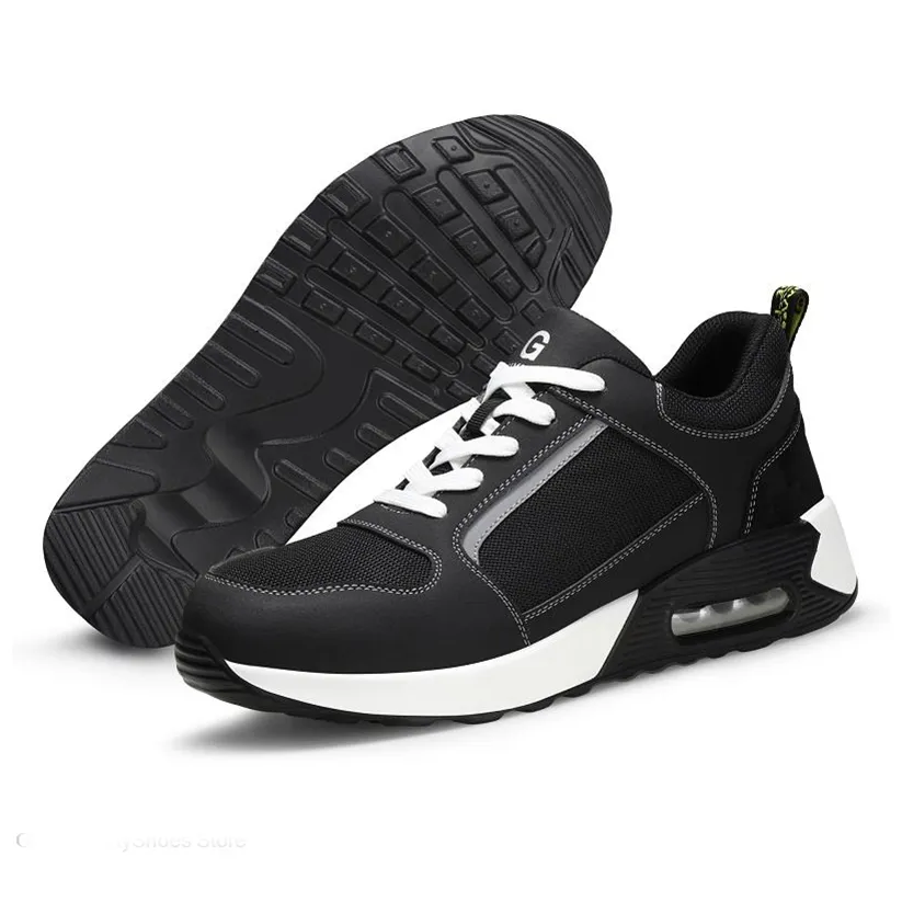 Guyisa | Dec-maX air cushion steel cap work shoes