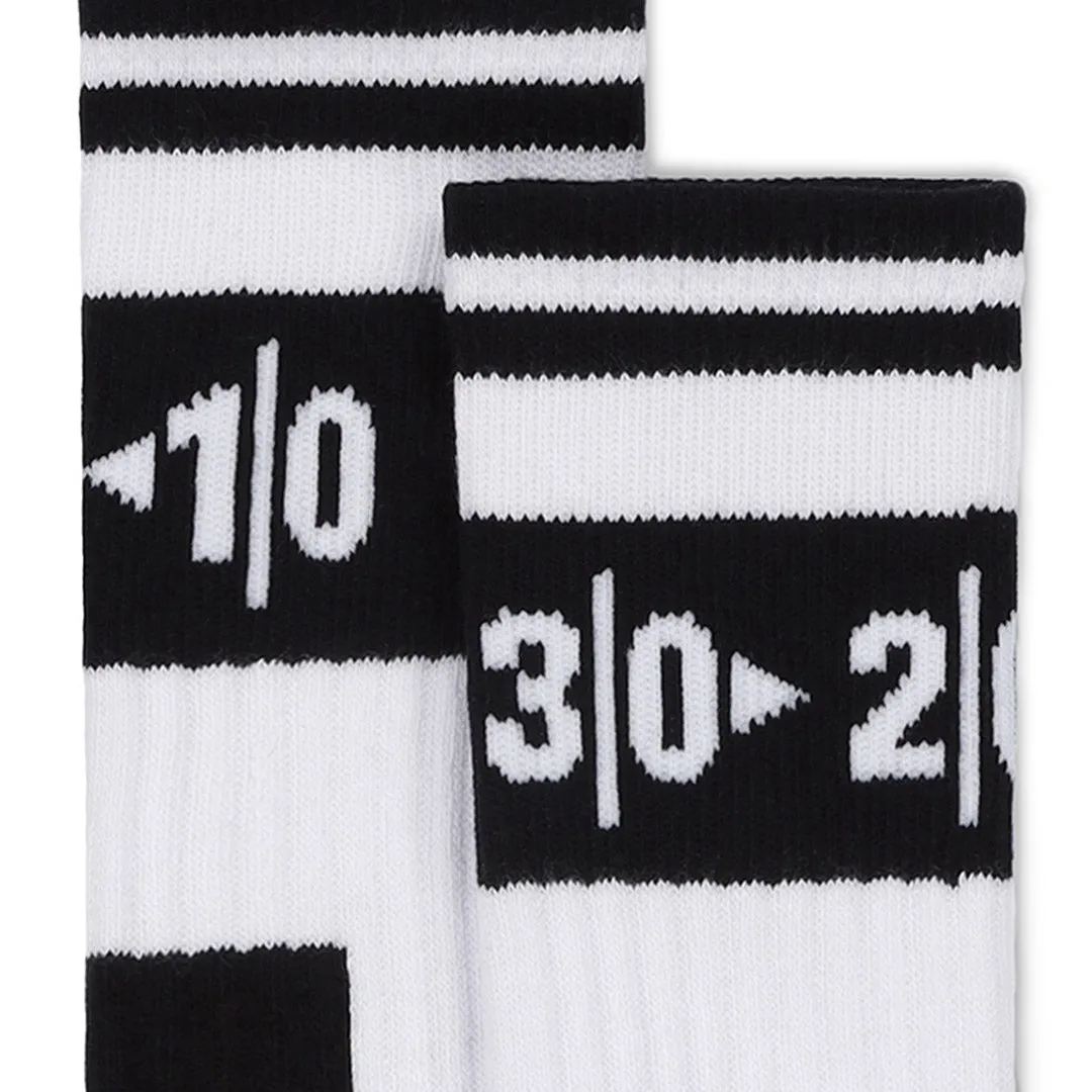 H A R D Soccer Socks Single Pack White