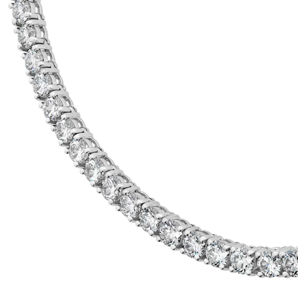 Hearts on Fire Diamond Tennis Necklace