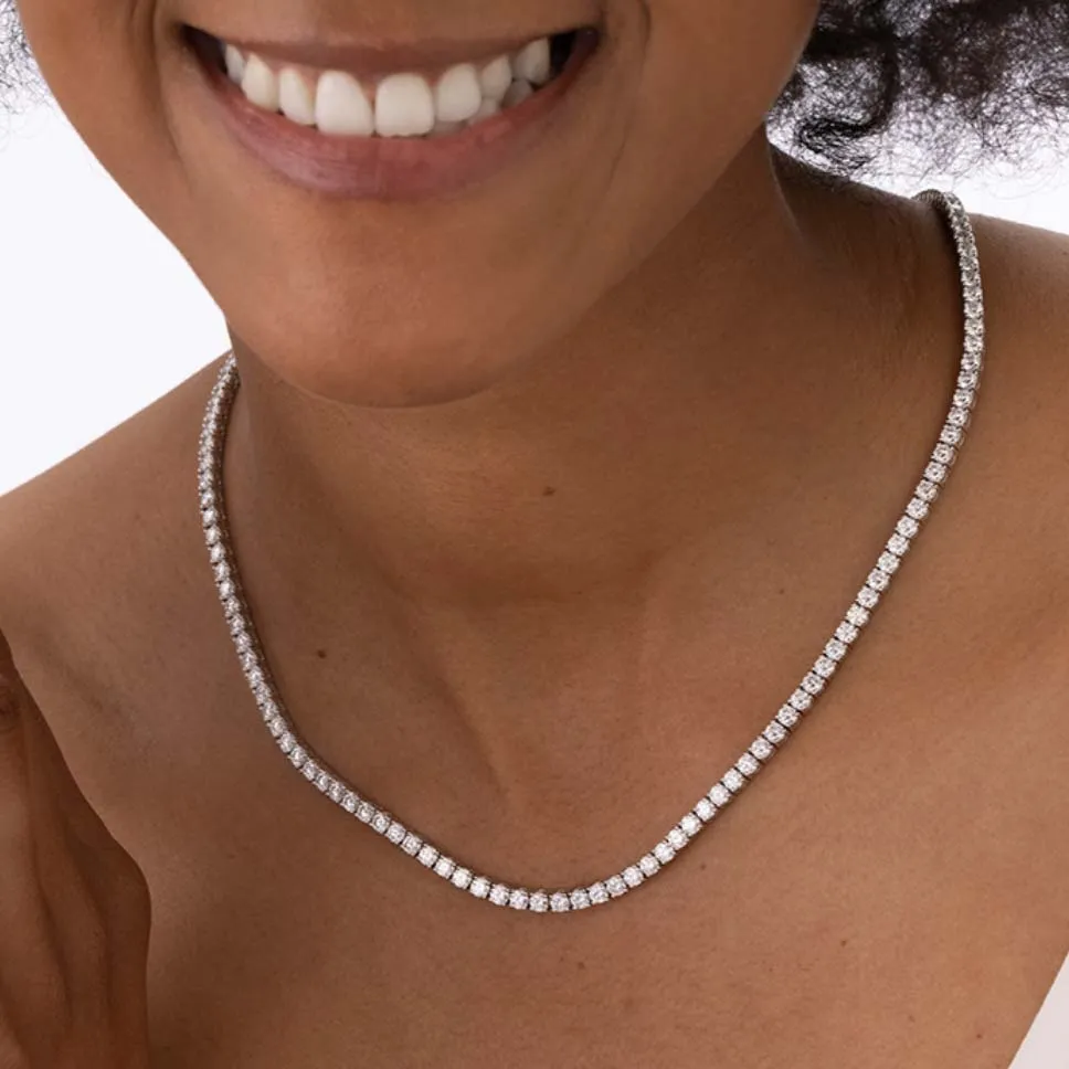 Hearts on Fire Diamond Tennis Necklace