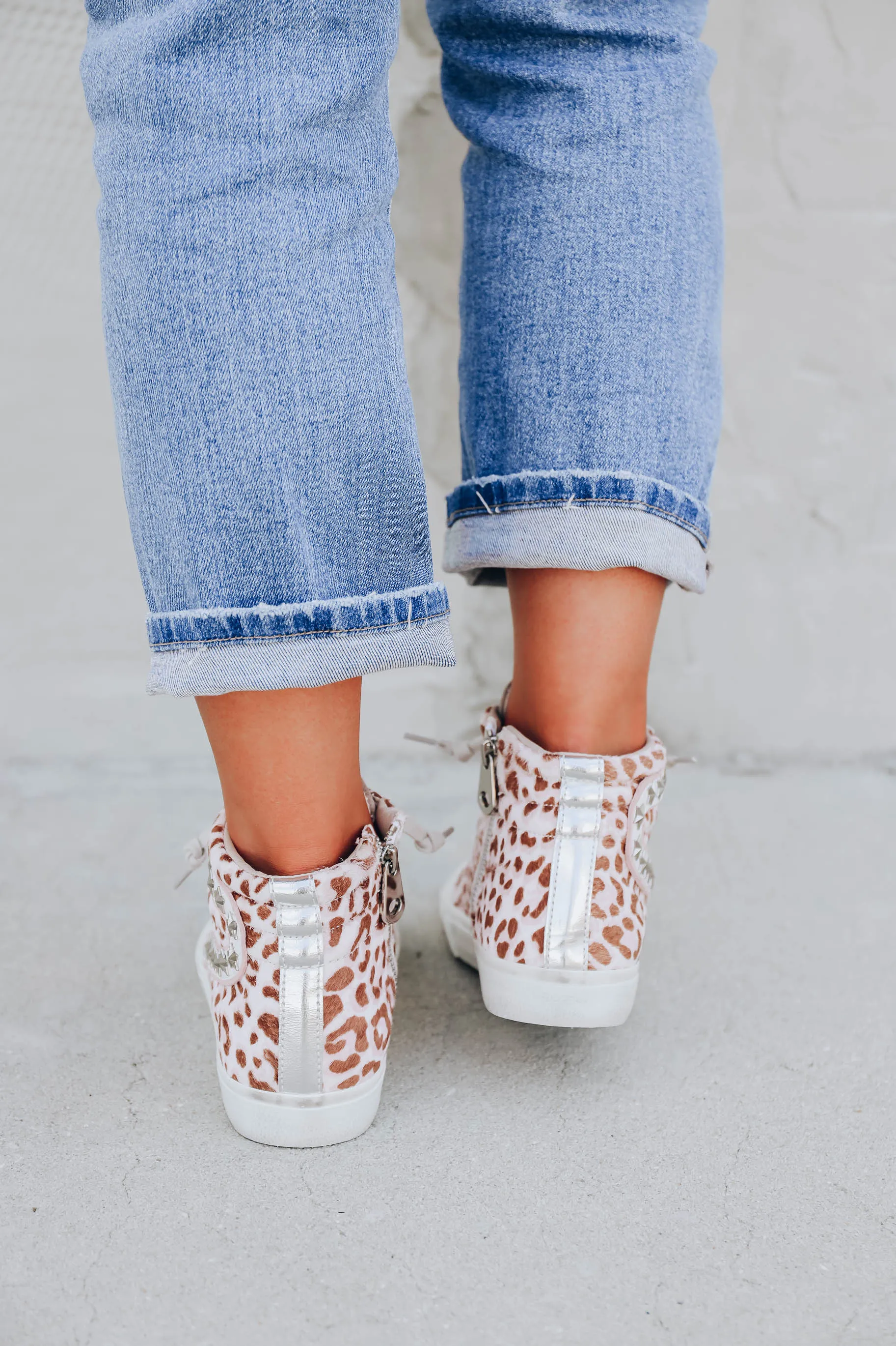 Highland High Top by Vintage Havana - Blush Leopard- FINAL SALE - Size 5.5