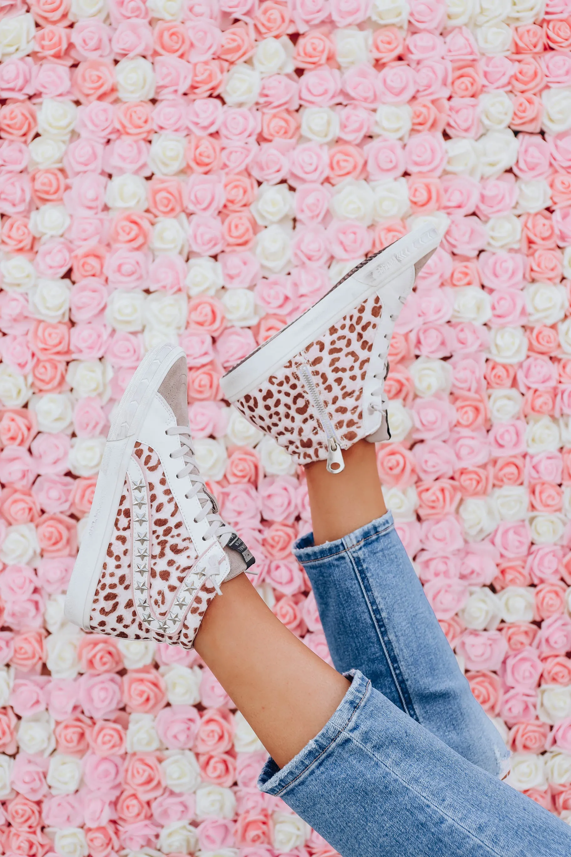 Highland High Top by Vintage Havana - Blush Leopard- FINAL SALE - Size 5.5