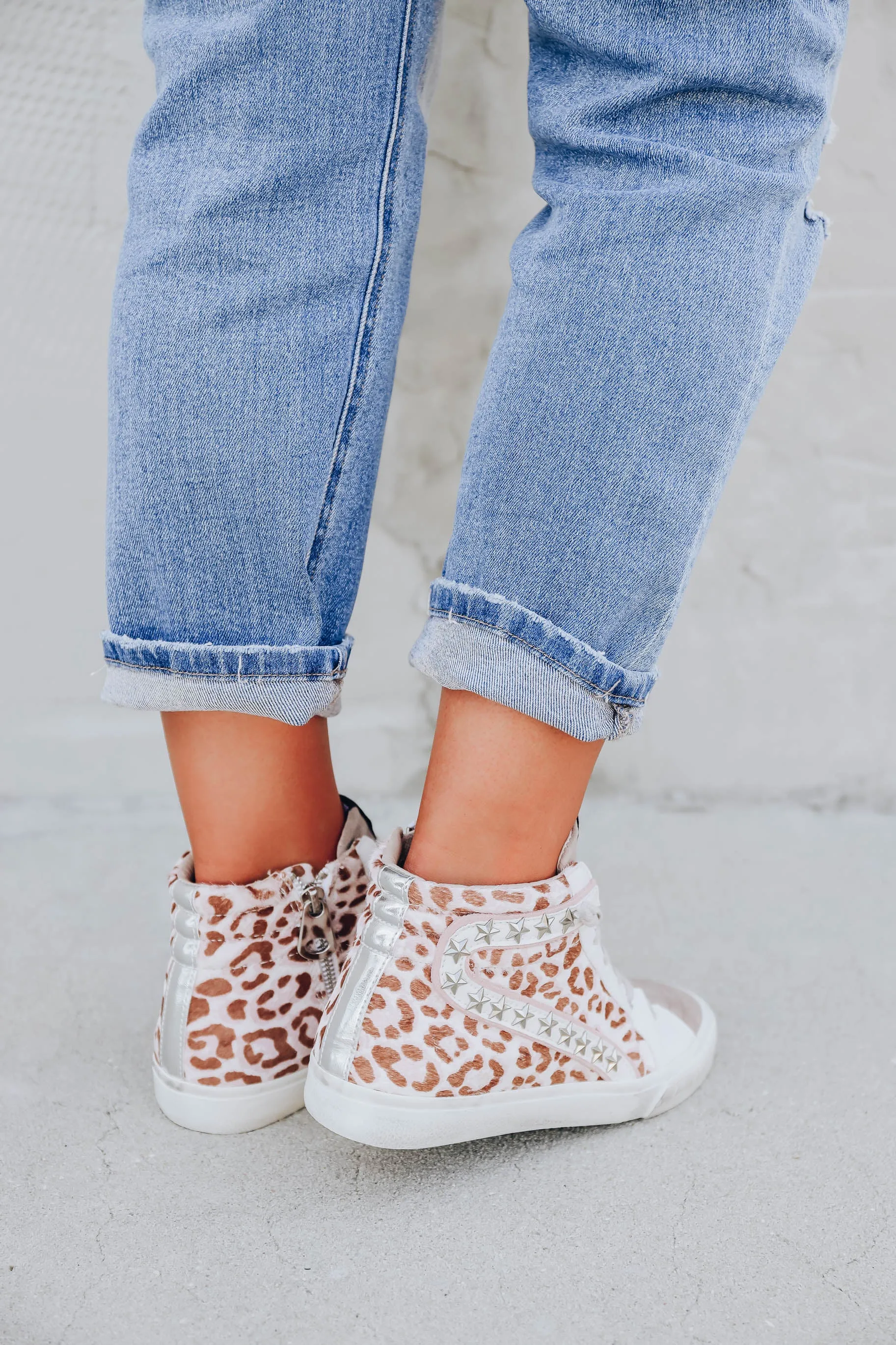 Highland High Top by Vintage Havana - Blush Leopard- FINAL SALE - Size 5.5