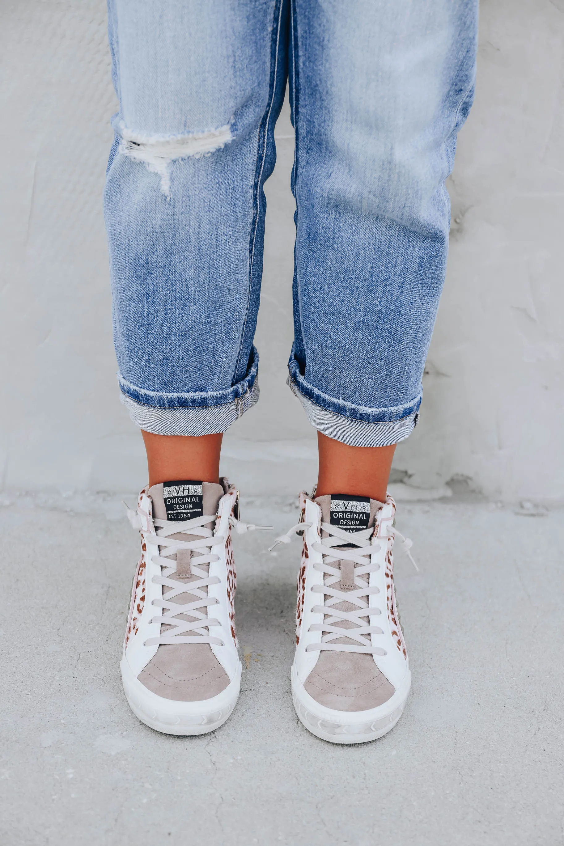 Highland High Top by Vintage Havana - Blush Leopard- FINAL SALE - Size 5.5