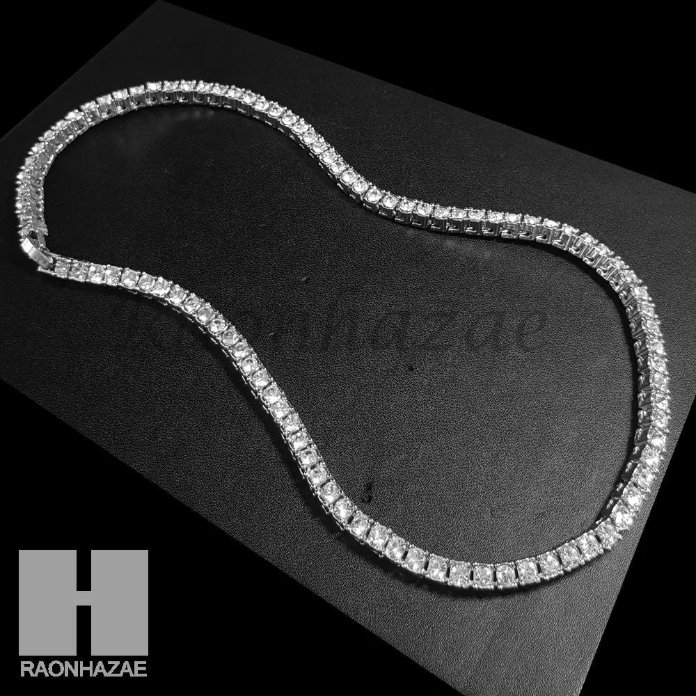 Hip Hop Quavo PRAYING HANDS Miami Cuban Choker Tennis Chain Necklace L05