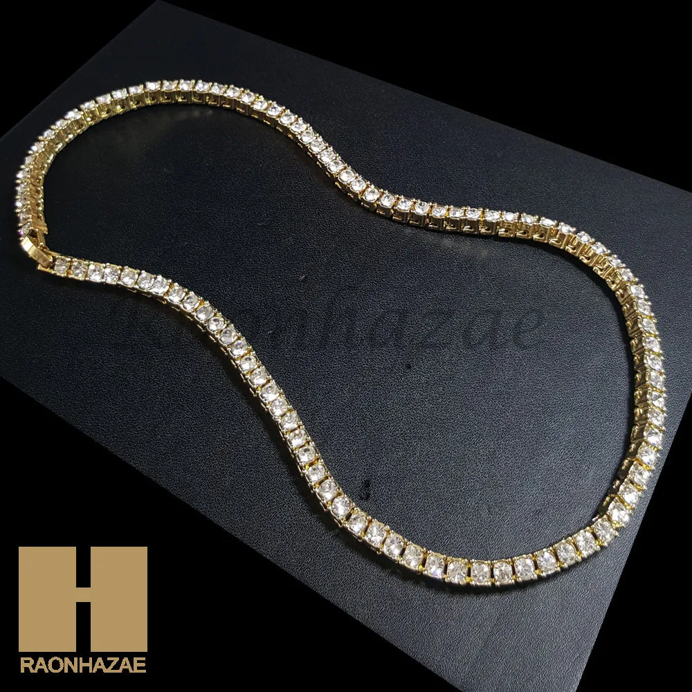 Hip Hop Quavo RUFF RYDERS Miami Cuban Choker Tennis Chain Necklace L17