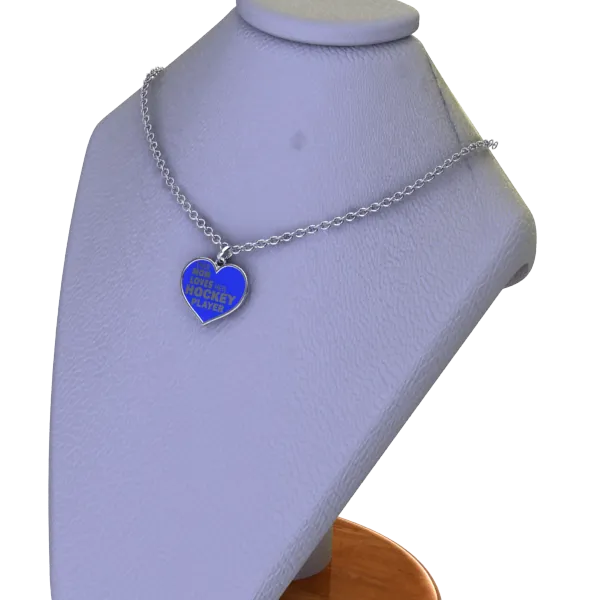 Hockey Mom Love charm (.925 silver)