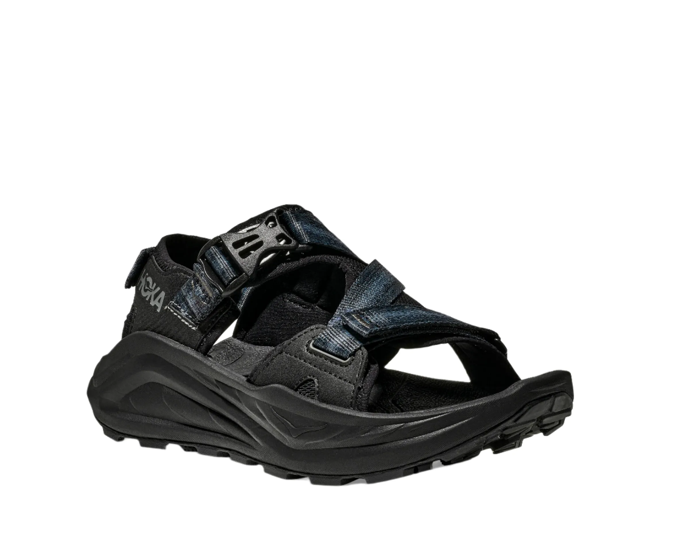 HOKA Women's Infini Adventure Hiking Sandal - Black/Black