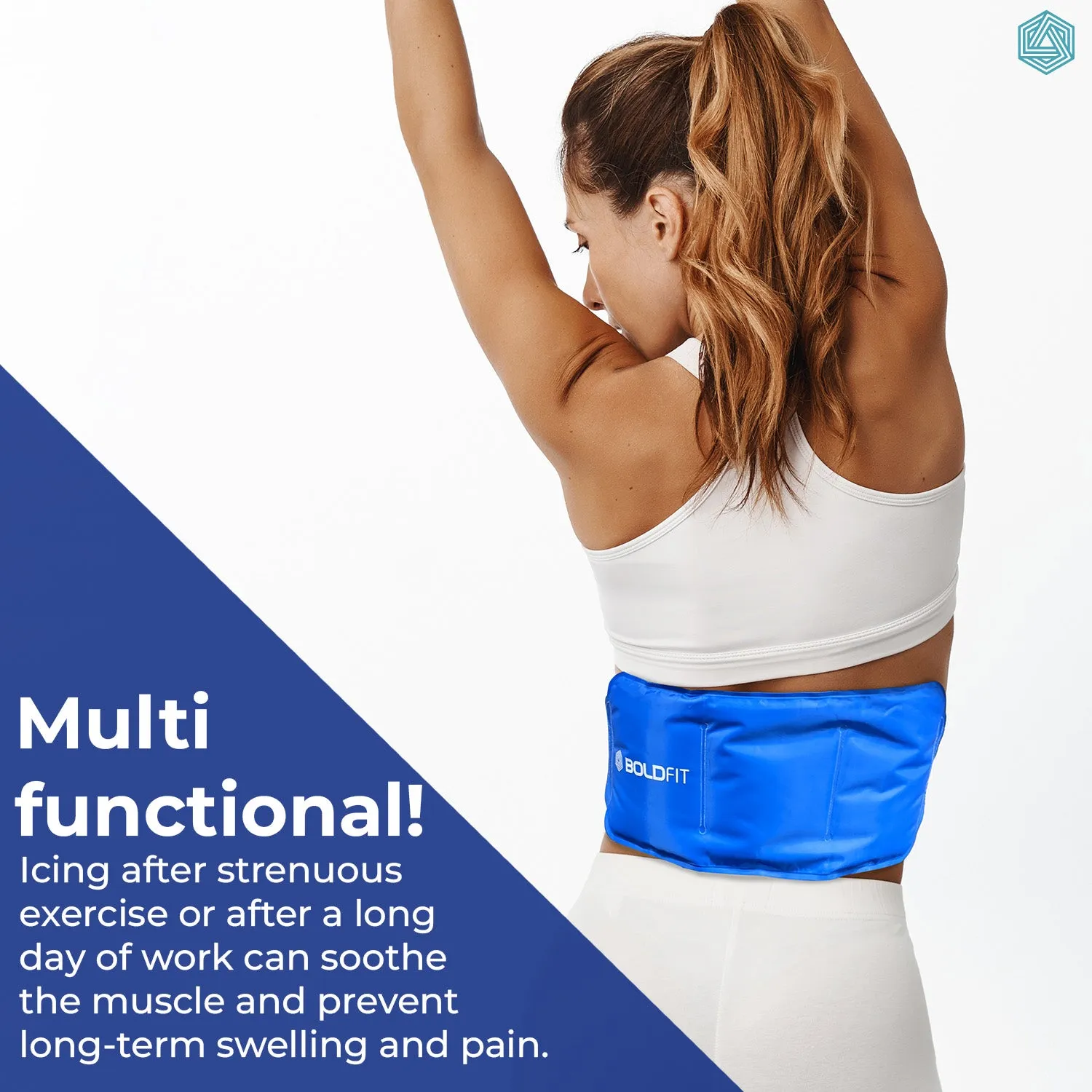 Hot and Cold Ice Pack with Adjustable Strap