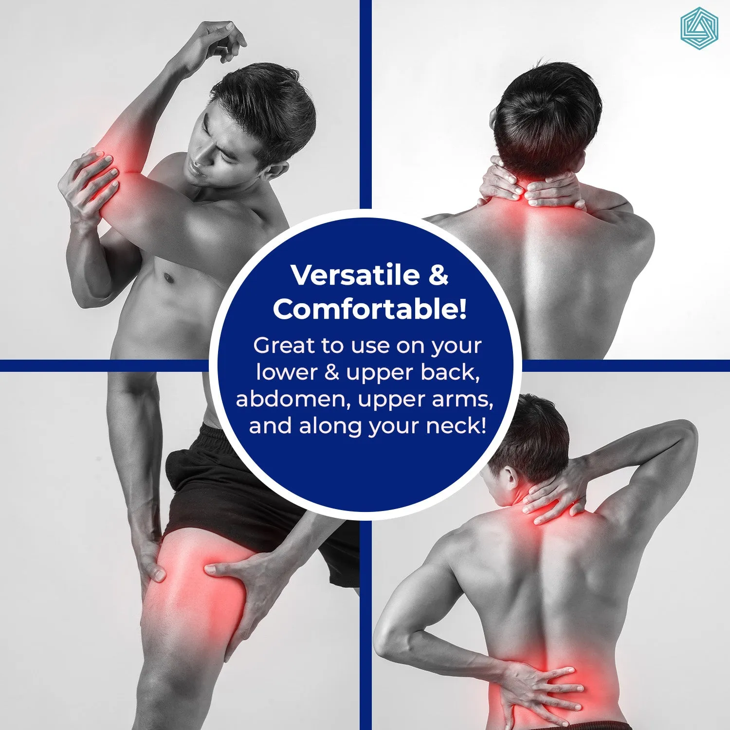 Hot and Cold Ice Pack with Adjustable Strap