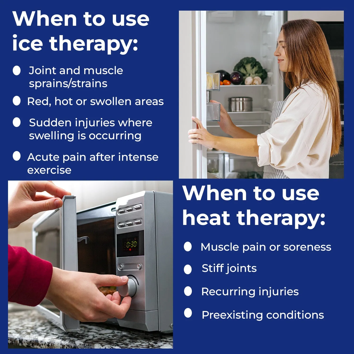 Hot and Cold Ice Pack with Adjustable Strap