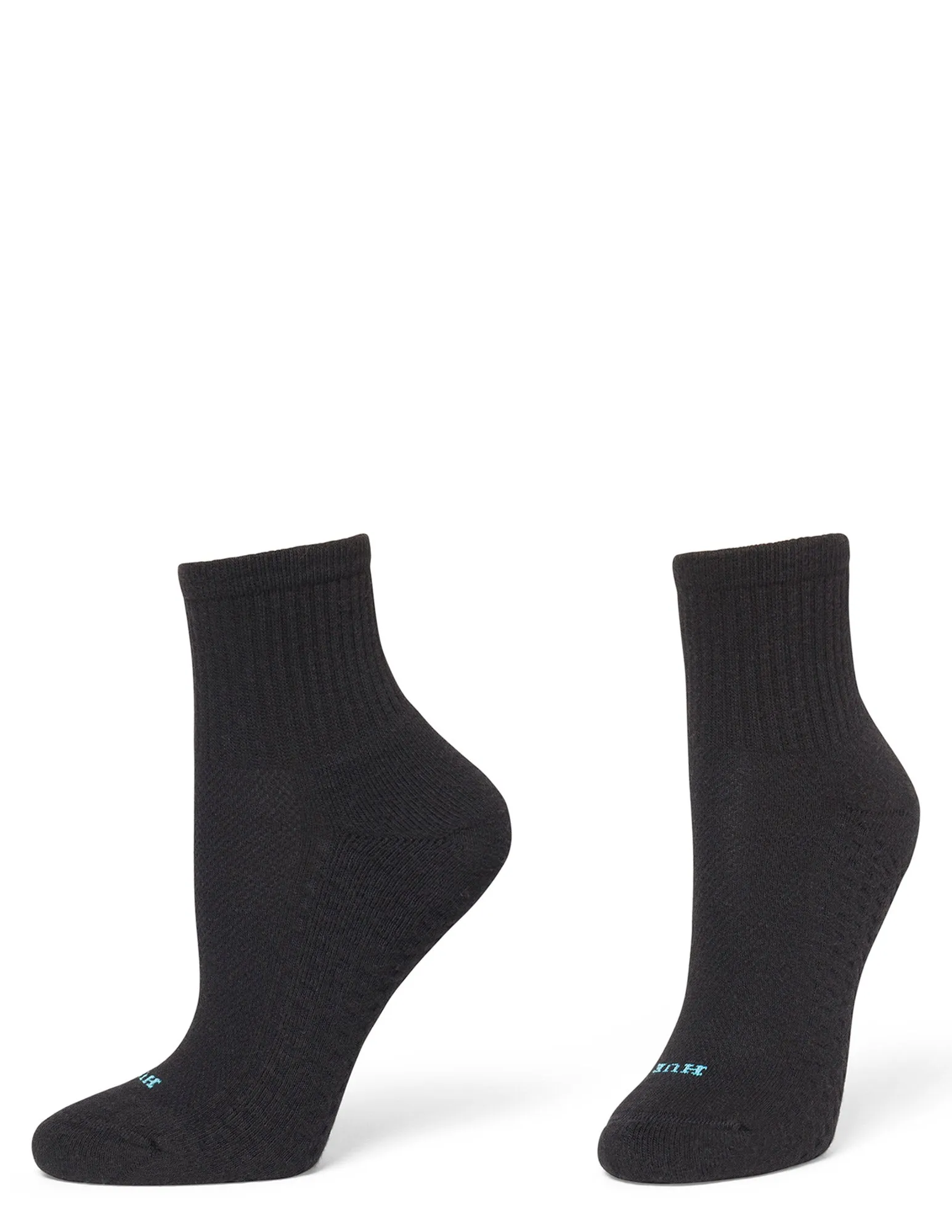 HUE Air Cushion Mini Crew Top Sock 3 Pair Pack