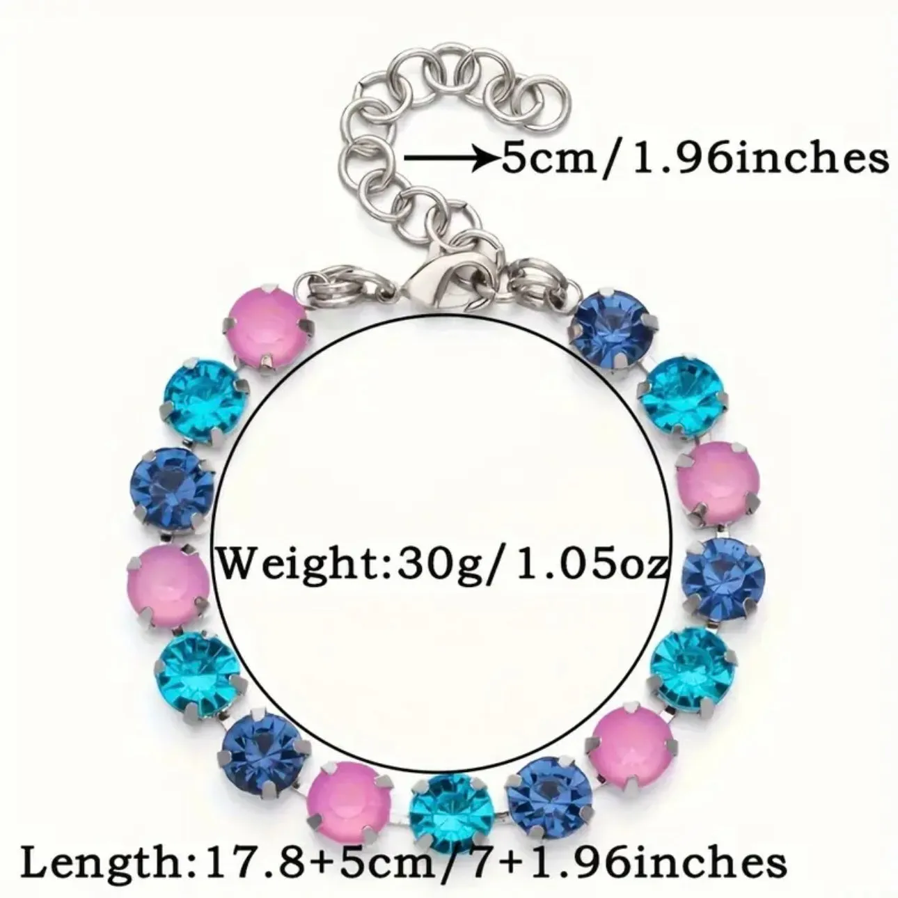Iced & Shiny Bracelet Whites