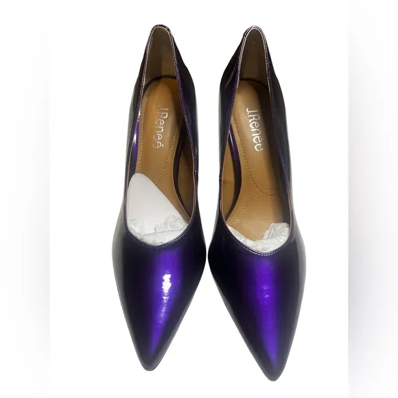 J. RENEÉ ‘Phoebie’ Purple Patent Heels, Size 8