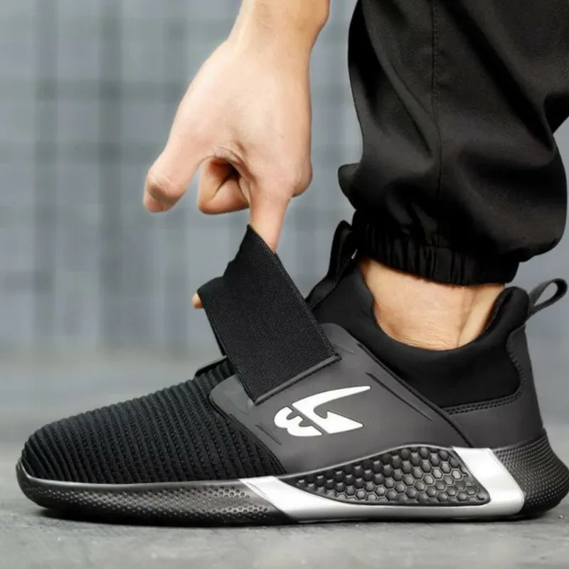 JB | UronX - Lightweight slip on steel cap safety shoes