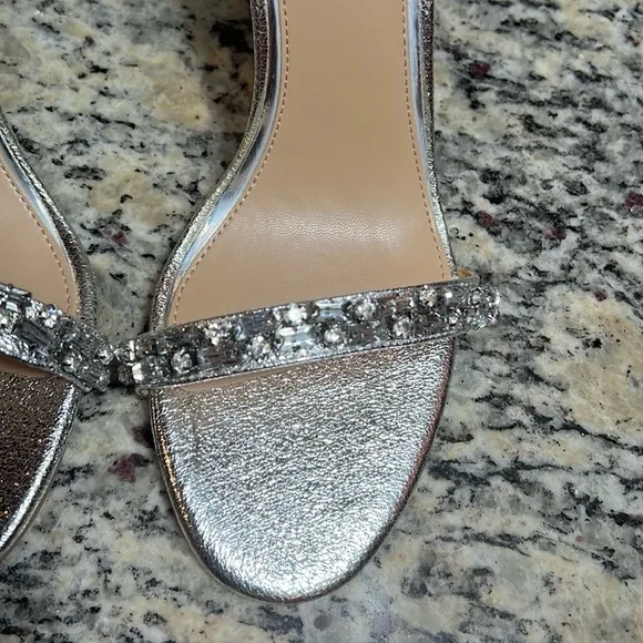 Jewel Badgley Mischka Gem Embellished Heels