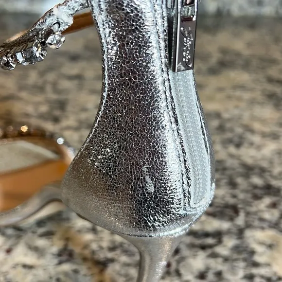 Jewel Badgley Mischka Gem Embellished Heels