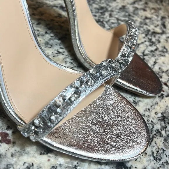 Jewel Badgley Mischka Gem Embellished Heels