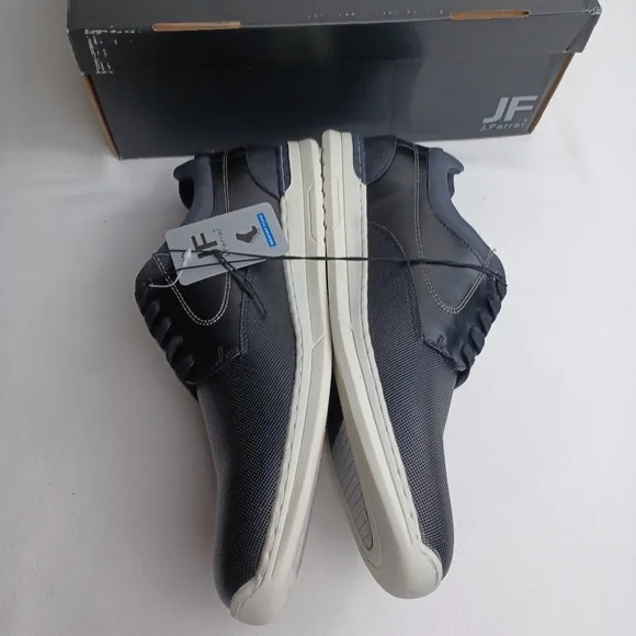 JF j.ferrar men's black memory foam shoes‎ Sz 10.5M