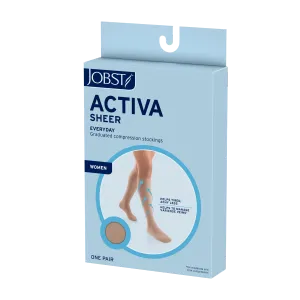 JOBST ACTIVA Sheer 8-15 mmHg Compression Socks Waist High