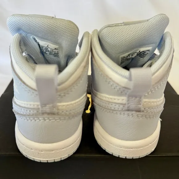 Jordan 1 Mid (TD) Toddlers' Shoes Cobalt Bliss/White FD8782-400 Size 4C - New!