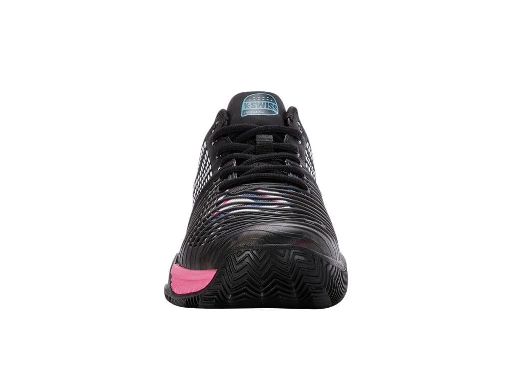 K-Swiss Express Light 3 HB Indoor Court Mens Tennis Shoes - Black / Blue / Pink