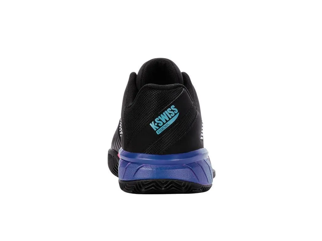 K-Swiss Express Light 3 HB Indoor Court Mens Tennis Shoes - Black / Blue / Pink