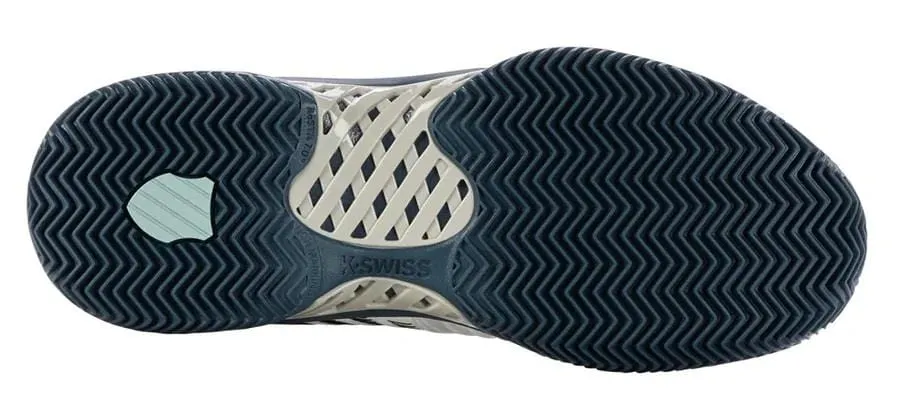K-Swiss Express Light 3 HB Mens Indoor Court Shoes - Star White / Moonstruck / Indian Teal